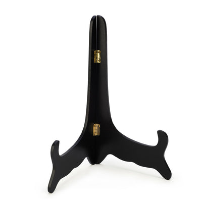 Wood Plate Stand - Black