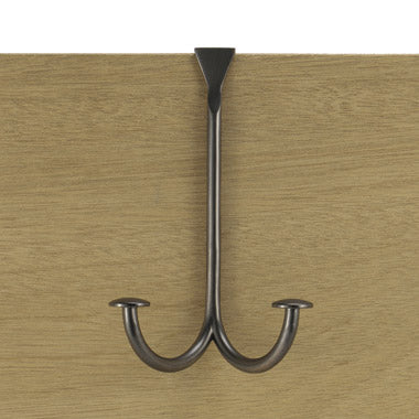 Stratford Over The Door Double Hook - Bronze