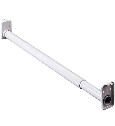 Adjustable Closet Rod - White