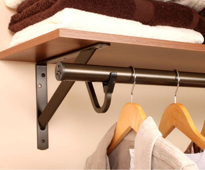 Adjustable Closet Rod - Bronze