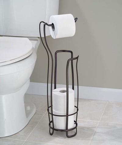 Axis Toilet Paper Holder and Reserve - Bronze