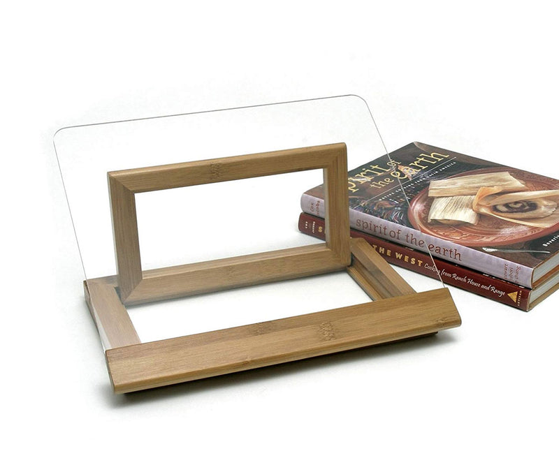 Bamboo and Acrylic Cookbook Holder