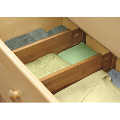 Expanding Bamboo Drawer Dividers - Deep