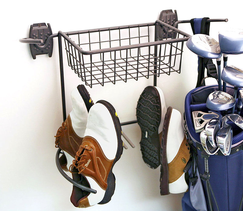 Golf Storage Rack and Basket