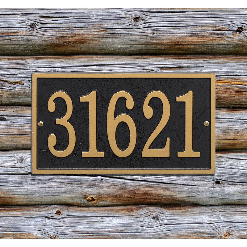 Home Address Plaque - Rectangle - Fast and Easy