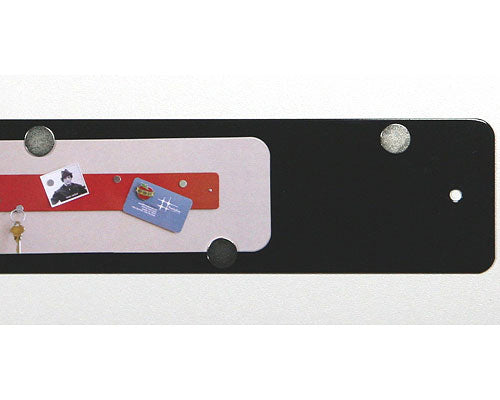 Mini Magnetic Strip Bulletin Board - Black