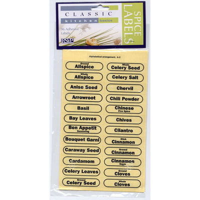 96 Rectangle Spice Labels