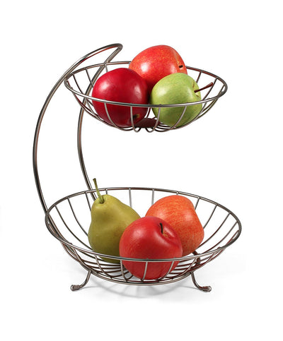 Two-Tier Curved Fruit Basket