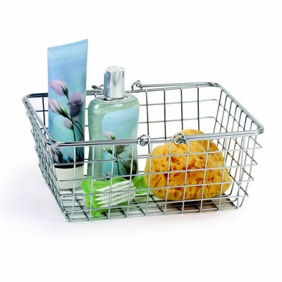 Chrome Wire Basket with Handles