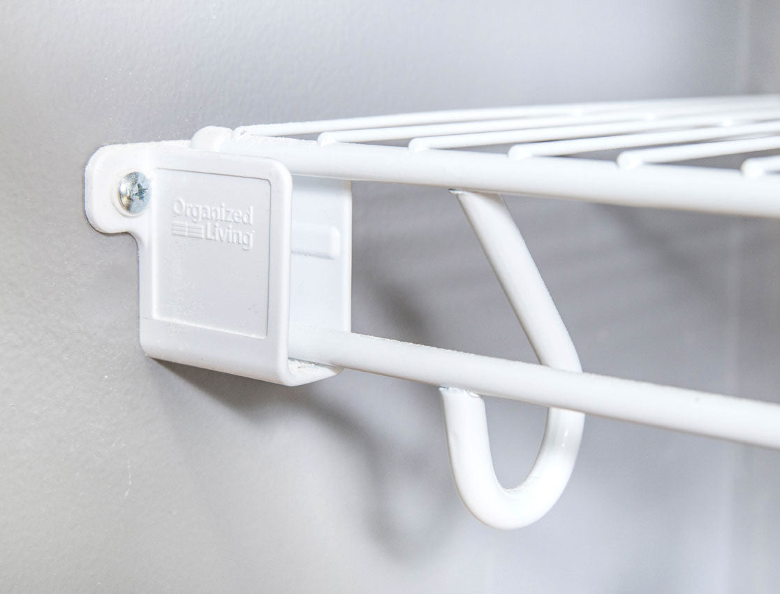 Wire Racking Bracket End Mounting Bracket for Wire Shelving – Organize-It