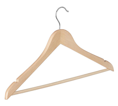 Wood Slotted Suit Hangers