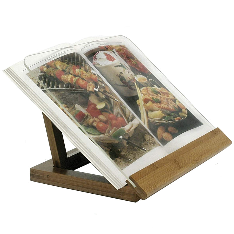 Bamboo and Acrylic Cookbook Holder