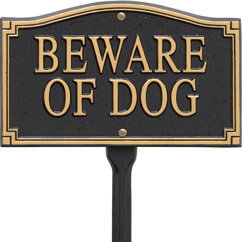 Beware of Dog Yard Sign