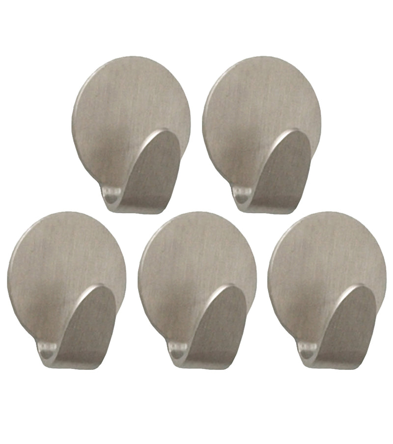 Brushed Nickel Neo Magnetic Hooks - Small