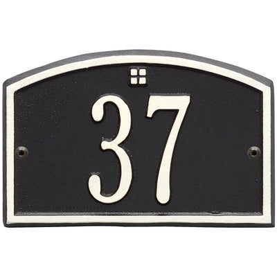 Cape Charles Entryway Home Address Plaque