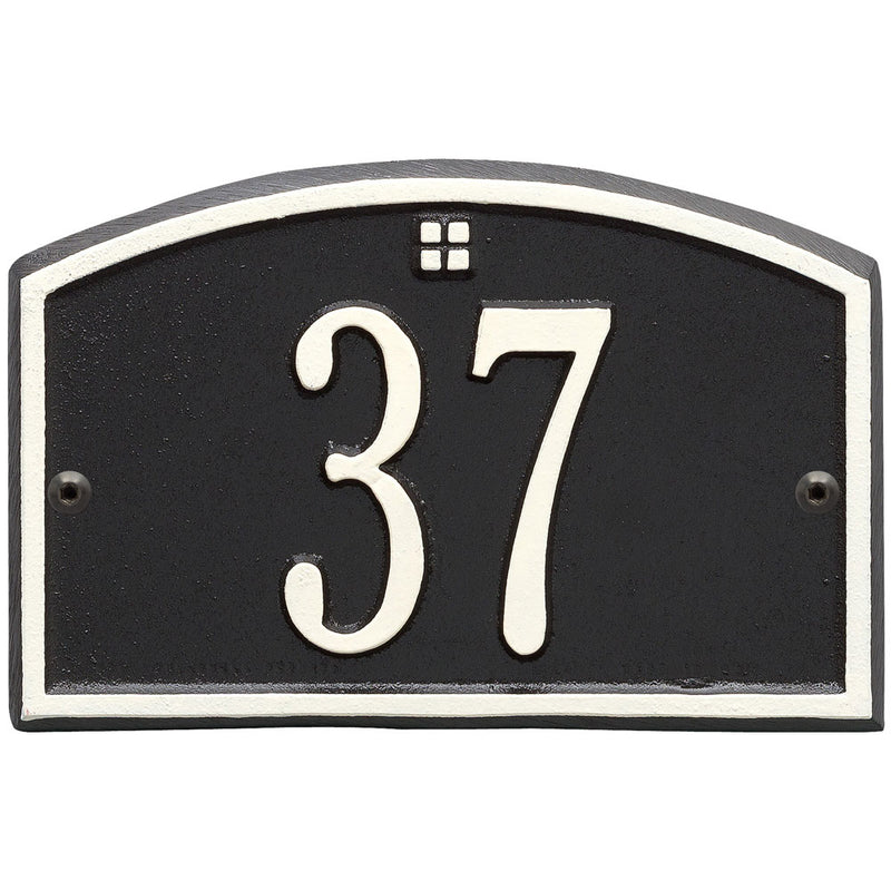 Cape Charles Entryway Home Address Plaque