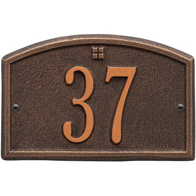 Cape Charles Entryway Home Address Plaque