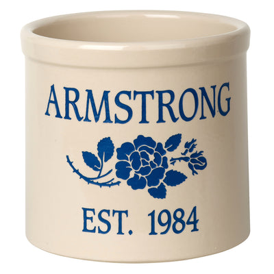 Ceramic Crock - Rose - Established