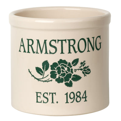 Ceramic Crock - Rose - Established