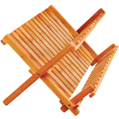 Collapsible Bamboo Dish Rack