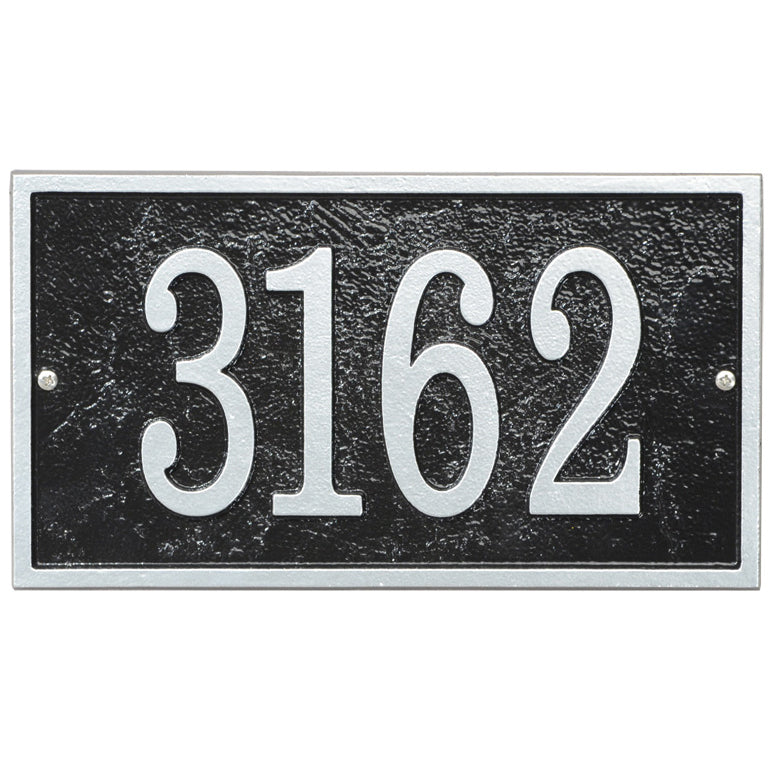 Home Address Plaque - Rectangle - Fast and Easy