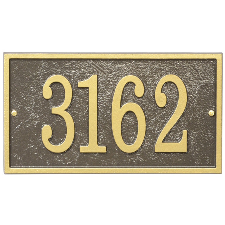 Home Address Plaque - Rectangle - Fast and Easy