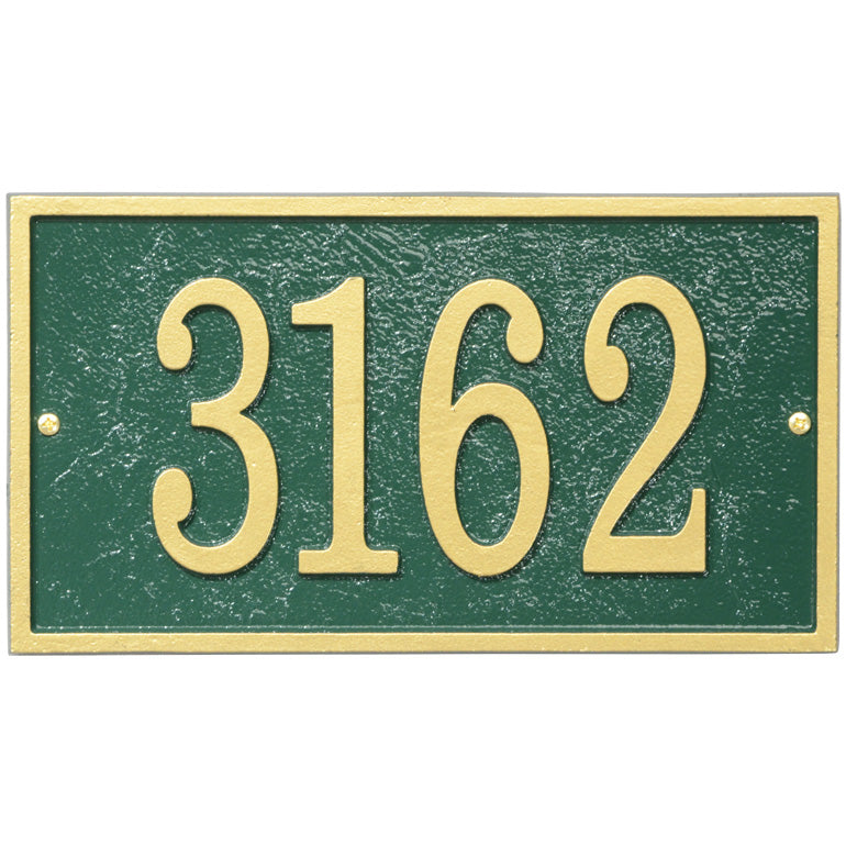 Home Address Plaque - Rectangle - Fast and Easy