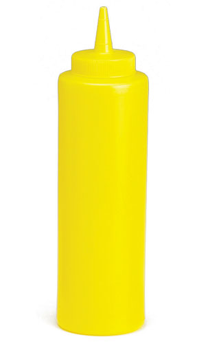 Diner Style Squeeze Mustard Dispenser