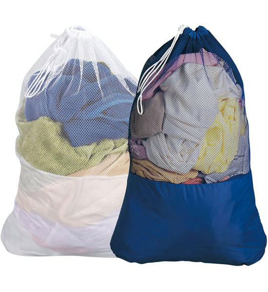 Nylon and Mesh Laundry Bag