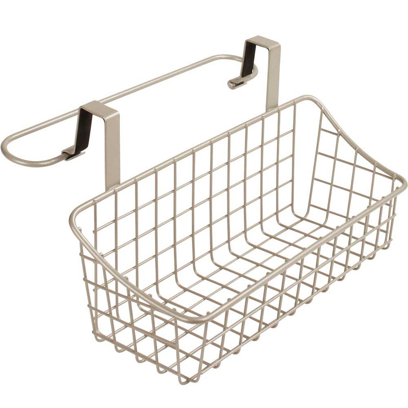 Over Cabinet Door Basket with Towel Bar
