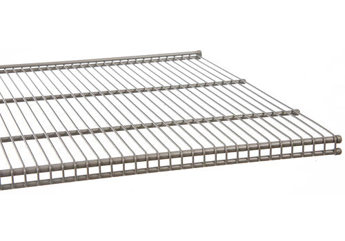 freedomRail 20 Inch Profile Wire Shelving - Nickel