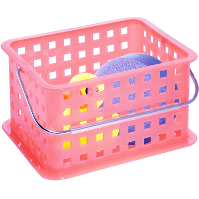 Stackable Plastic Storage Baskets - Small