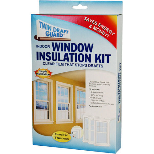 Window Draft Protection Twin Draft Guard Window Insulation Kit – Organize-It