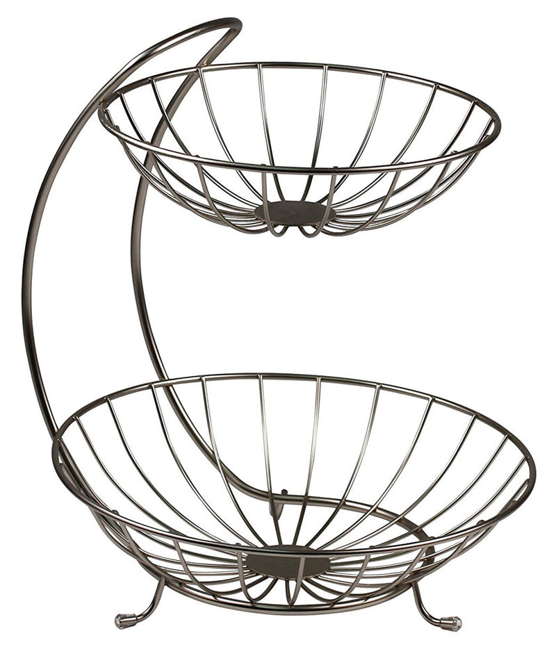 Two-Tier Curved Fruit Basket