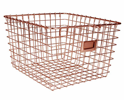 Metal Basket - Copper Finish