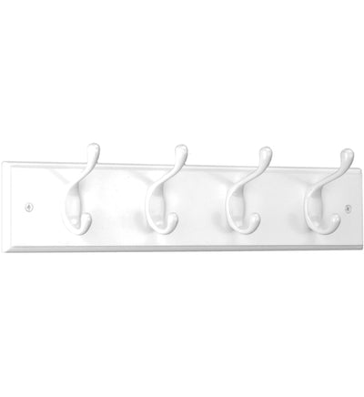 Wooden Hat and Coat Rack - White – Organize-It